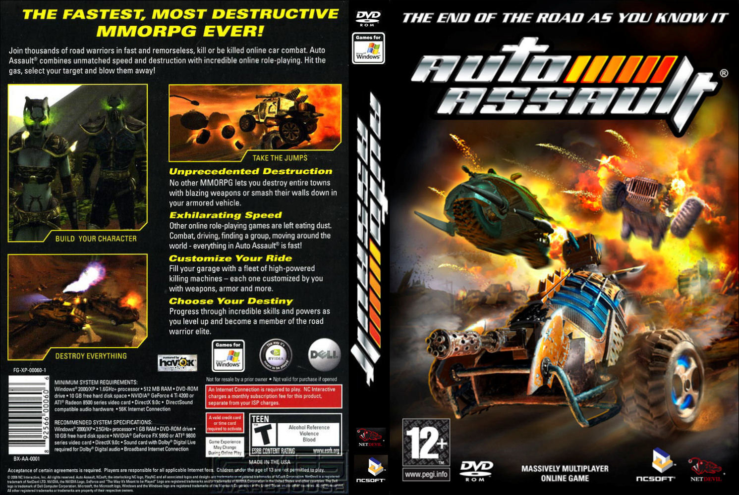 Auto Assault - DVD obal