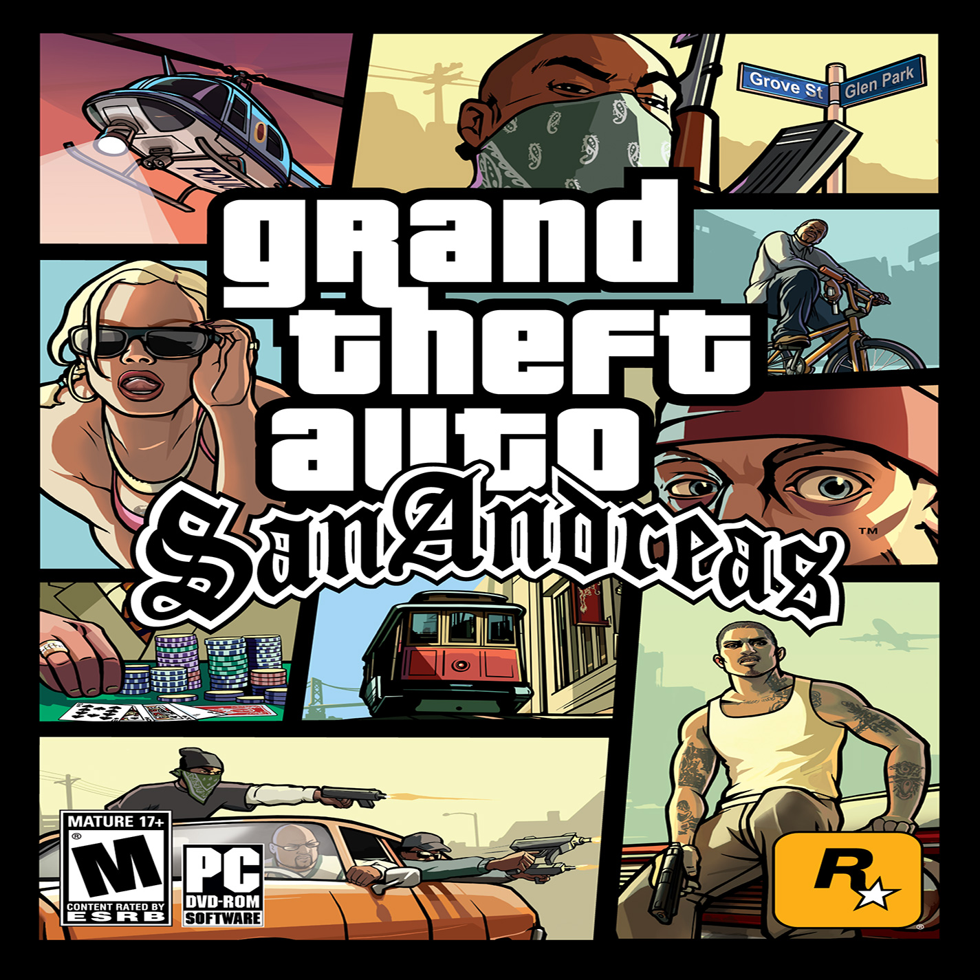 Grand Theft Auto: San Andreas - predný CD obal 2
