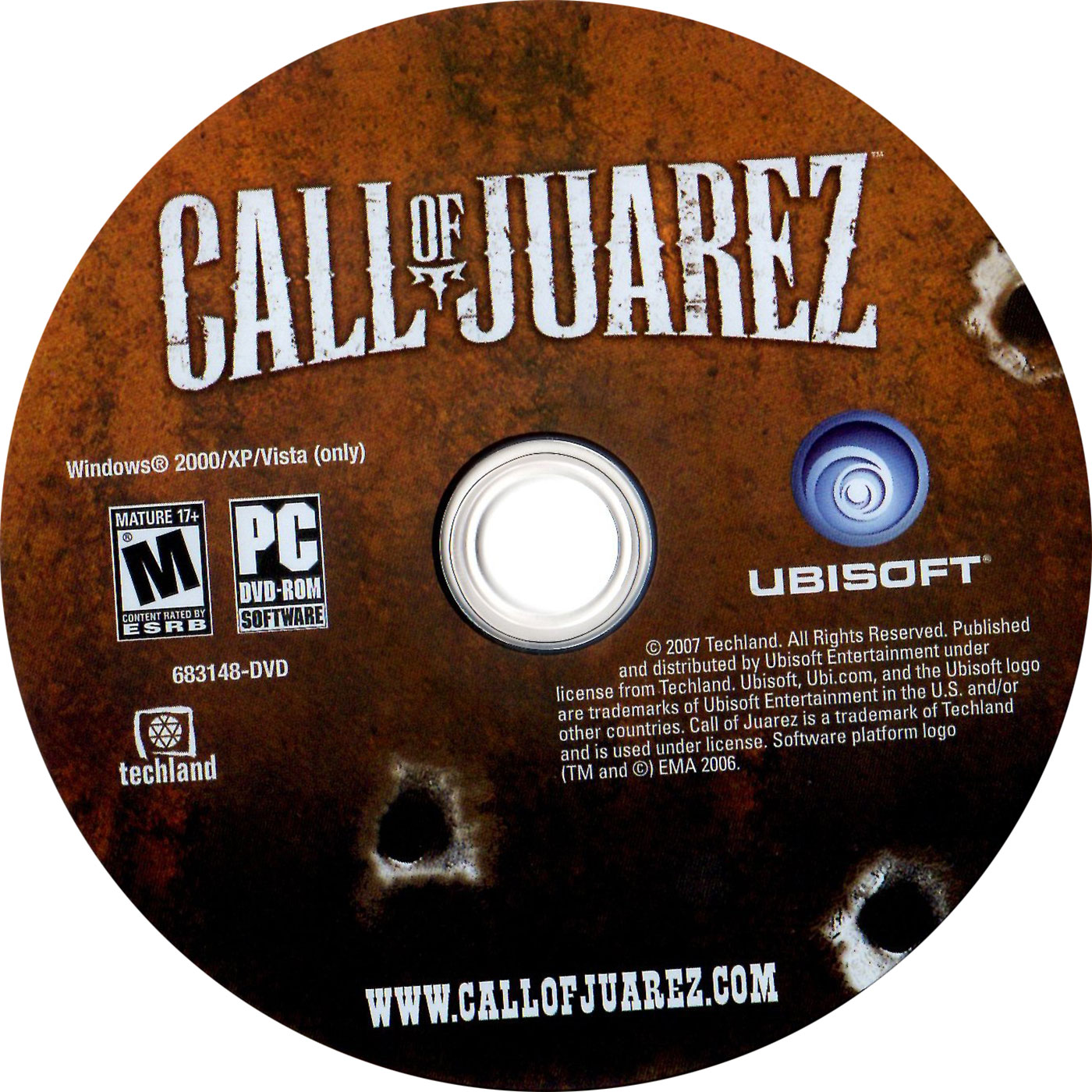Call of Juarez - CD obal 3