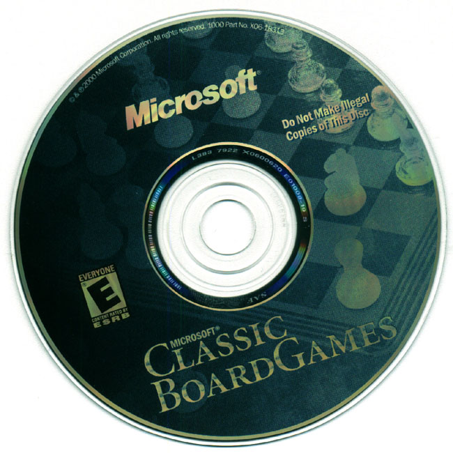 Microsoft Classic Board Games - CD obal 2