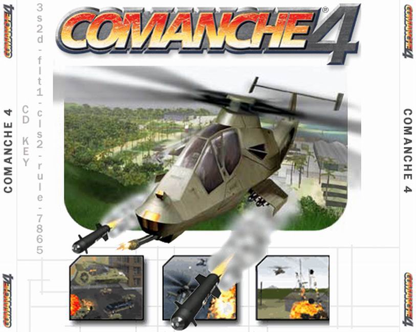 Comanche 4 - zadn CD obal