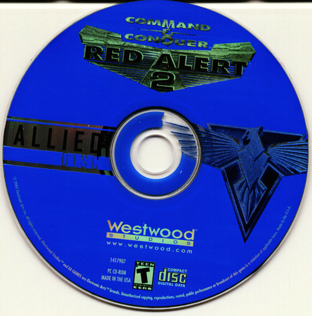 Command & Conquer: Red Alert 2 - CD obal