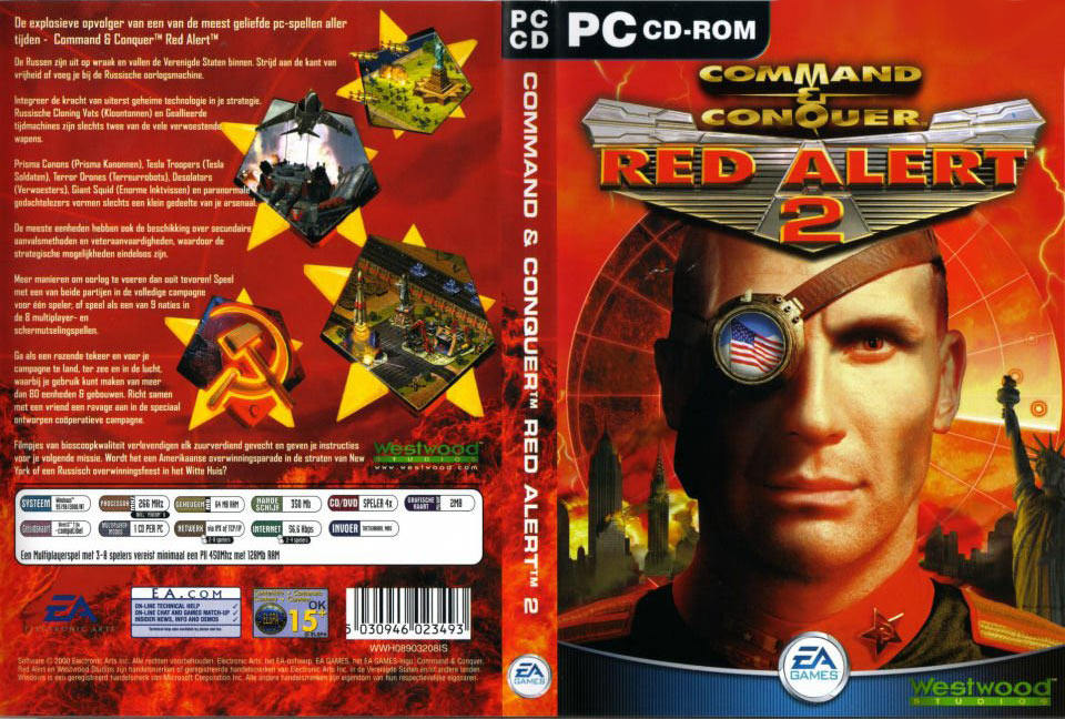 Command & Conquer: Red Alert 2 - DVD obal