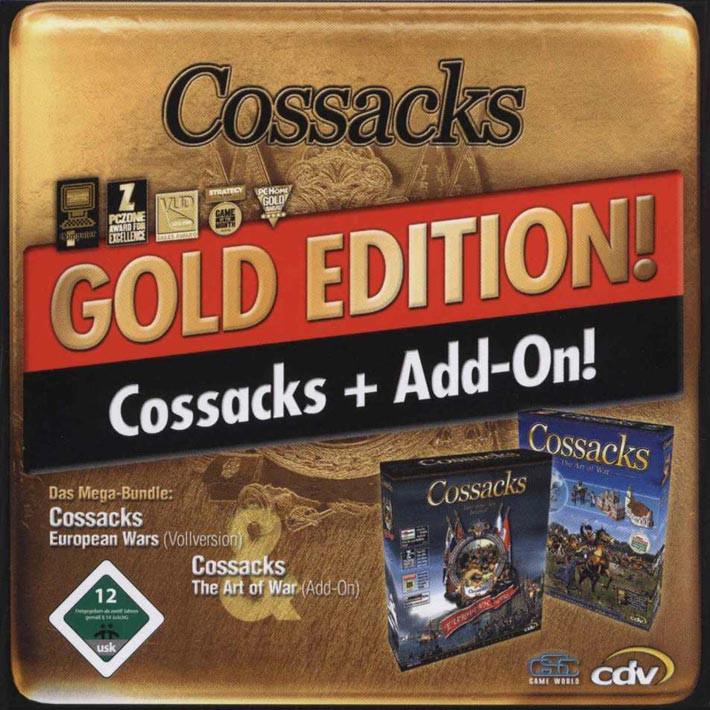Cossacks: Gold Edition - predn CD obal