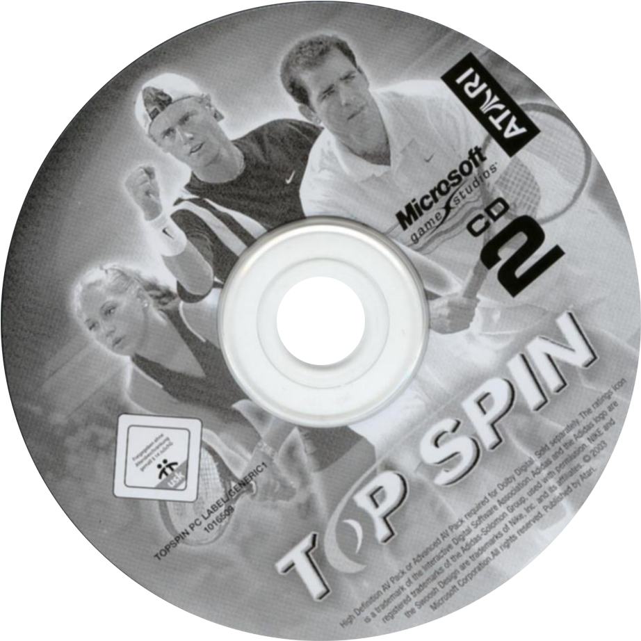 Top Spin - CD obal 2