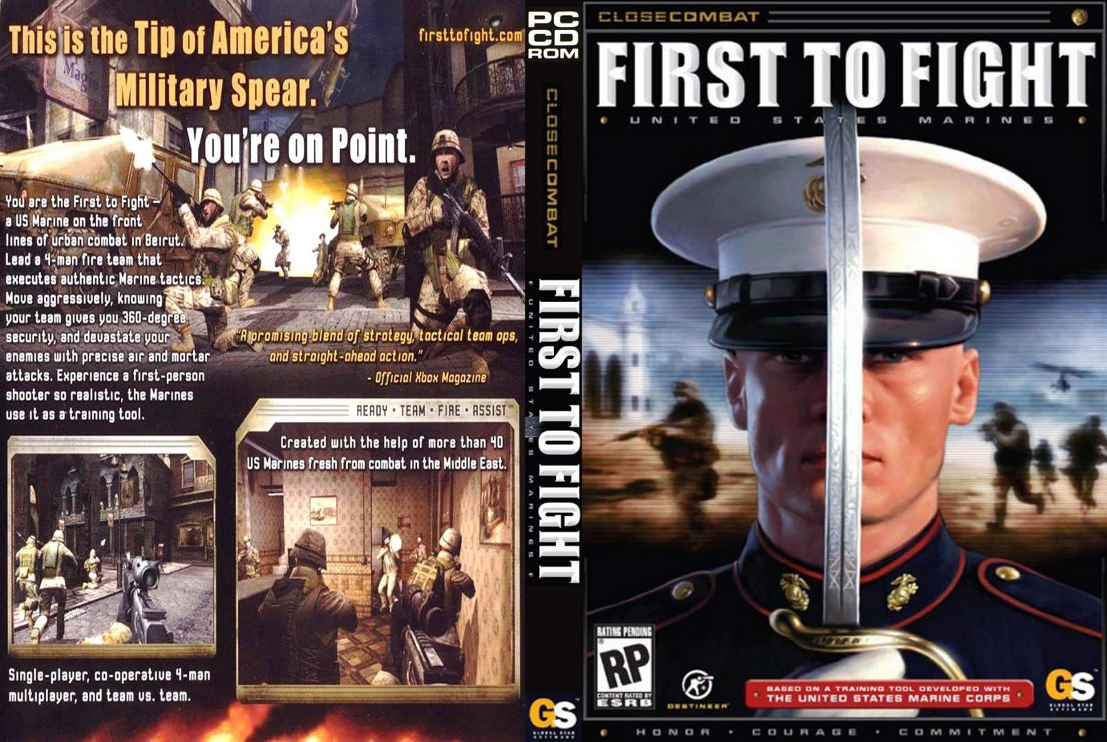 Close Combat: First To Fight - DVD obal