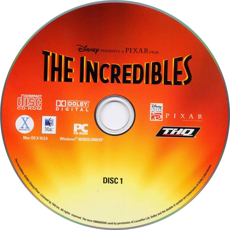 The Incredibles - CD obal