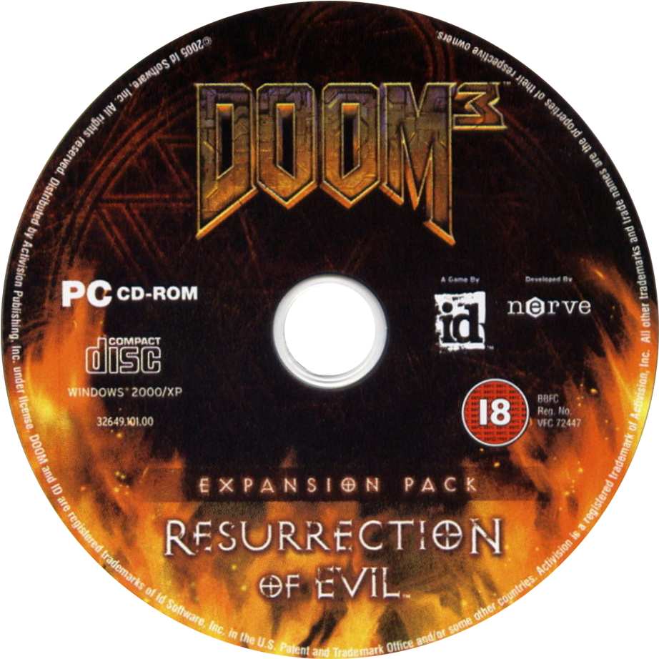 Doom 3: Resurrection of Evil - CD obal