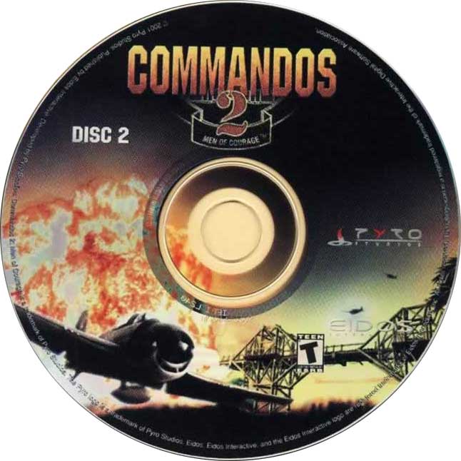 Commandos 2: Men of Courage - CD obal 5