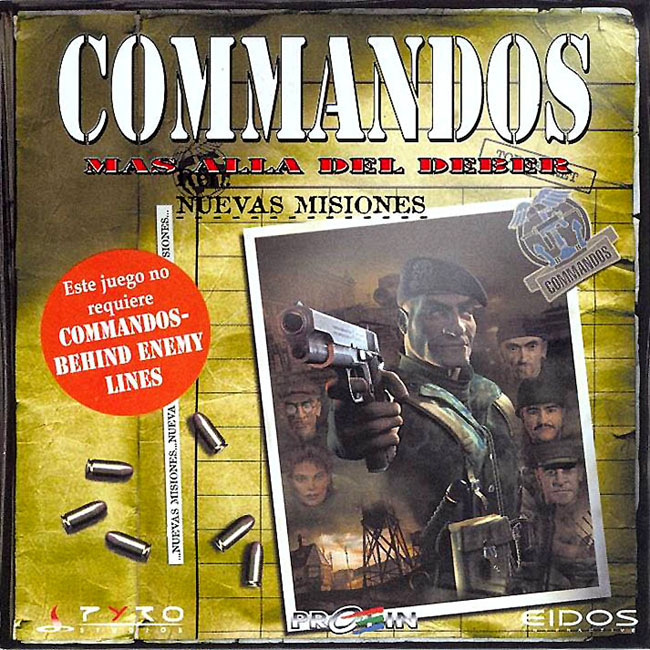 Commandos: Mas Alla Del Deber - predn CD obal