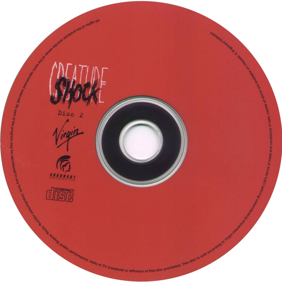 Creature Shock - CD obal 2