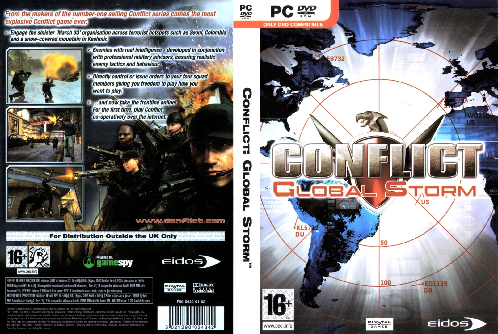 Conflict: Global Terror - DVD obal