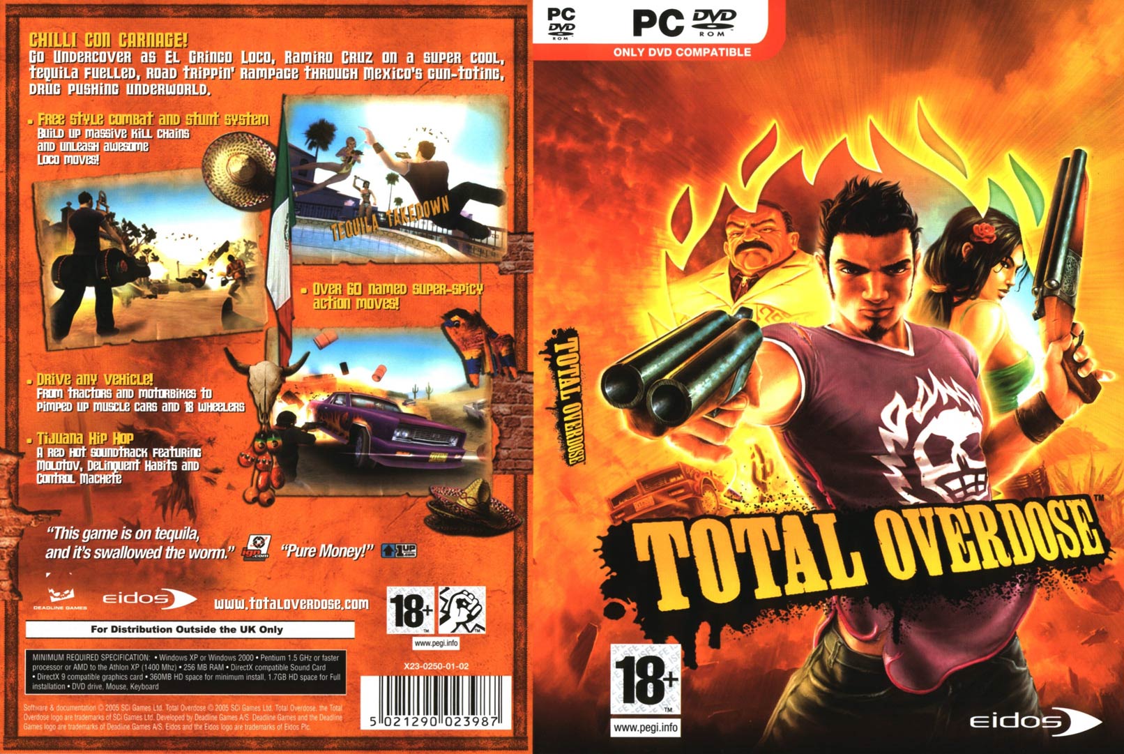 Total Overdose: A Gunslinger's Tale in Mexico - DVD obal