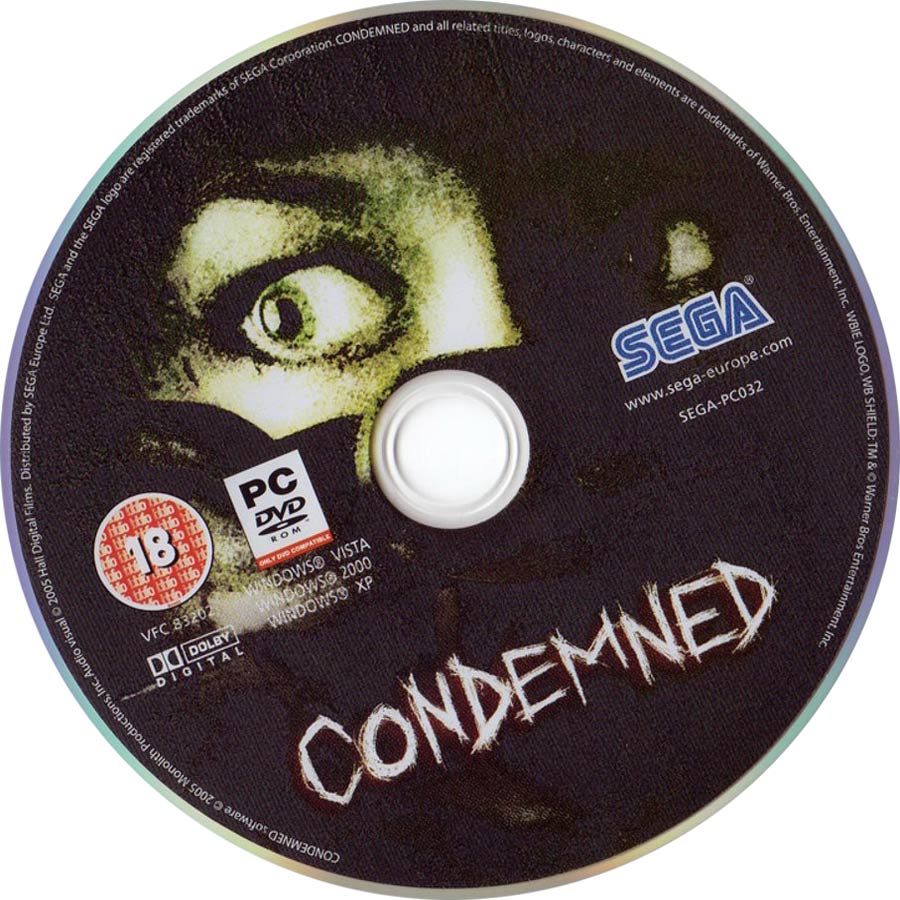 Condemned: Criminal Origins - CD obal