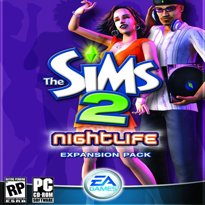 The Sims 2: Nightlife - predn CD obal