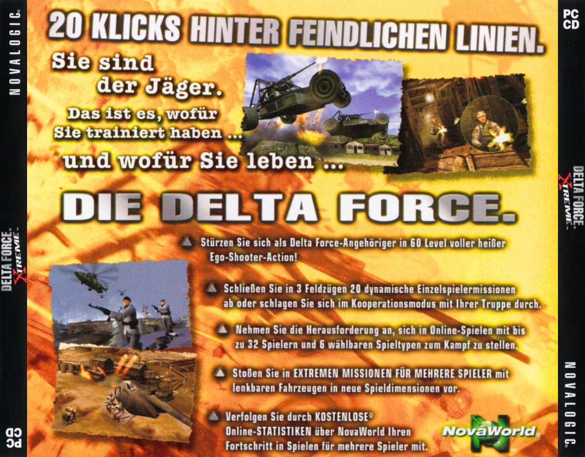 Delta Force: Xtreme - zadn CD obal