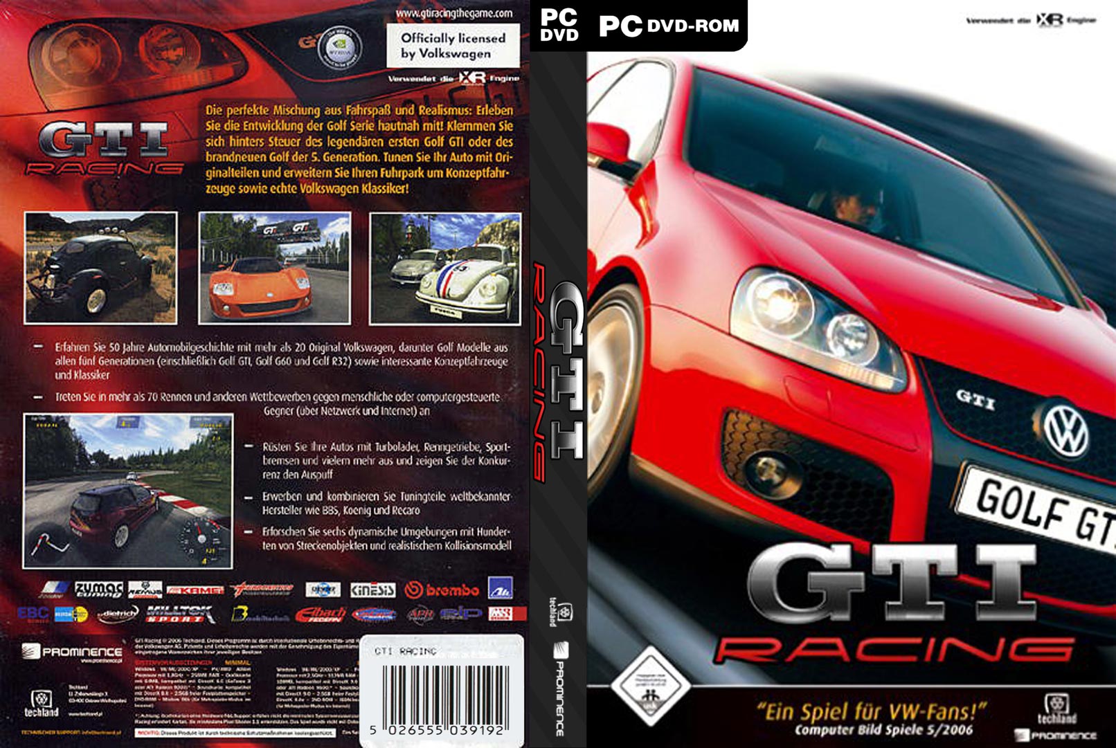 GTI Racing - DVD obal