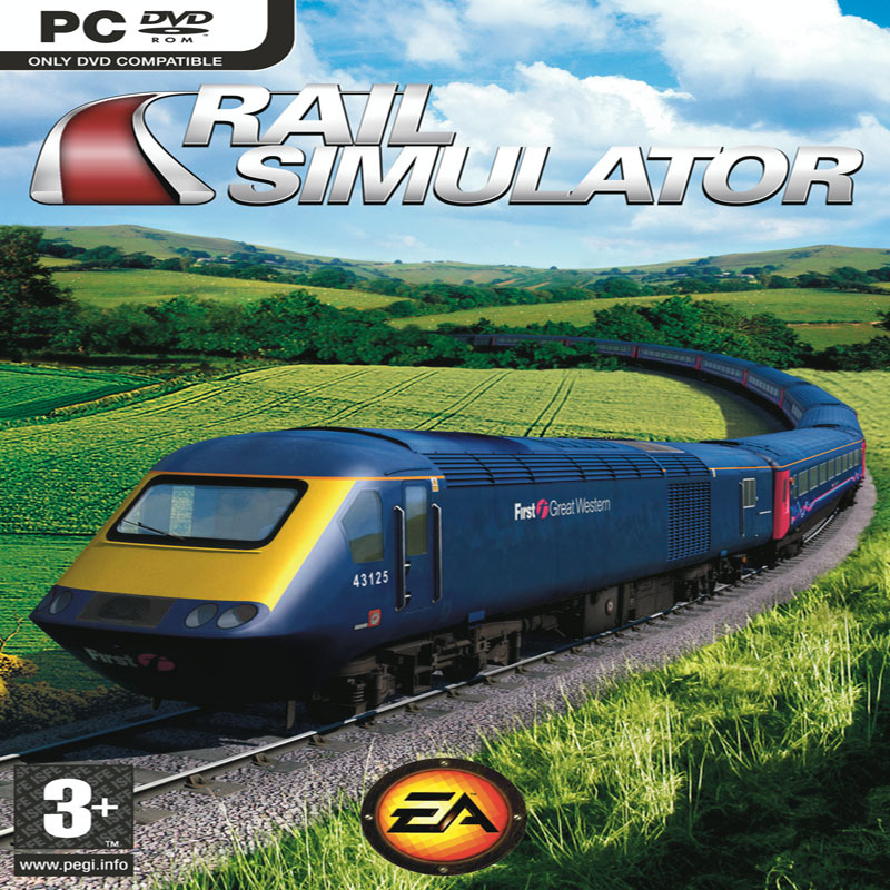 Rail Simulator - predn CD obal