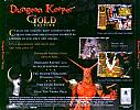 Dungeon Keeper: Gold - zadn CD obal