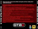 Grand Theft Auto 2 - zadný CD obal