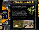 Mech Commander 2 - zadn CD obal