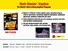 Math Blaster: Algebra - zadn vntorn CD obal