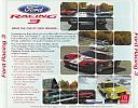 Ford Racing 3 - zadn CD obal