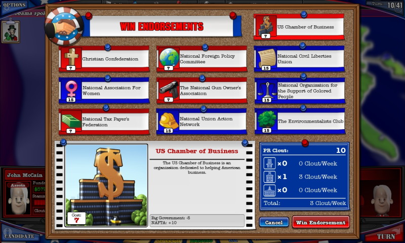 The Political Machine 2008 - screenshot 19