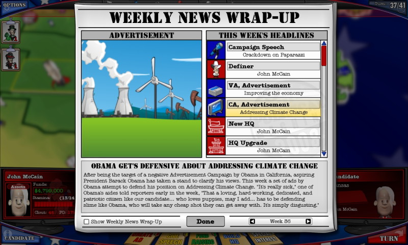 The Political Machine 2008 - screenshot 12