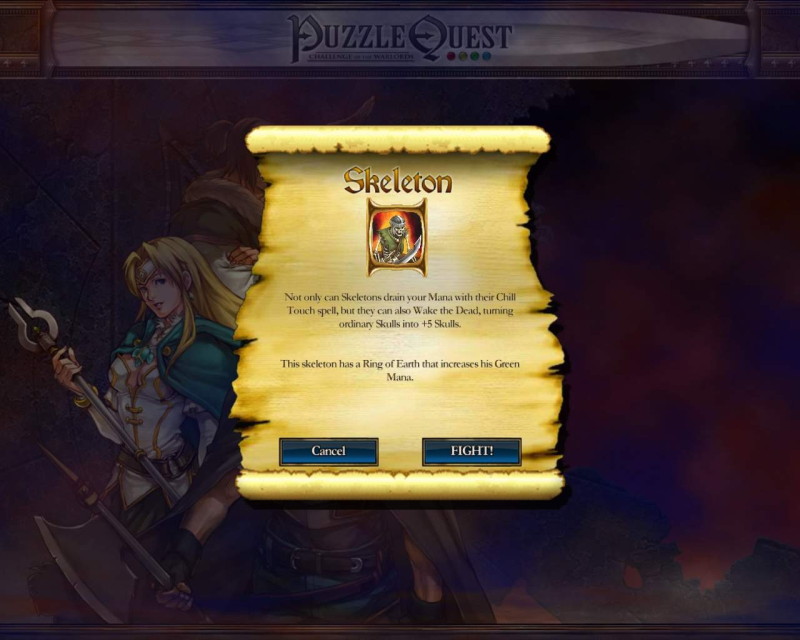Puzzle Quest: Challenge Of The Warlords - screenshot 1