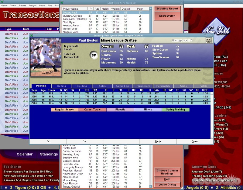 Baseball Mogul 2008 - screenshot 10