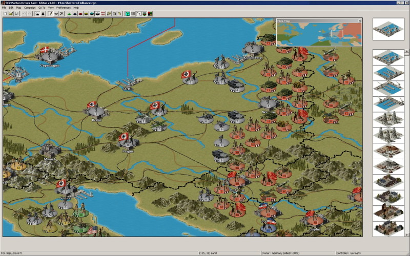 Strategic Command 2: Patton Drives East - screenshot 1