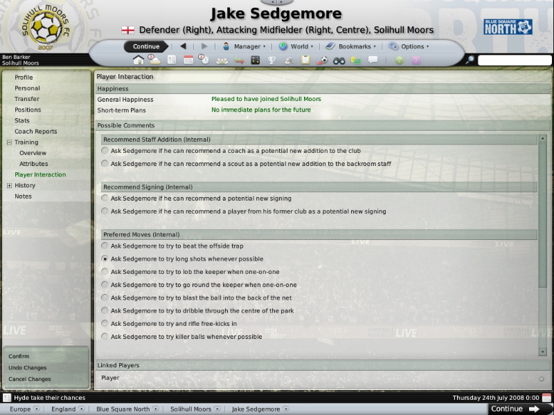 Football Manager 2009 - screenshot 7