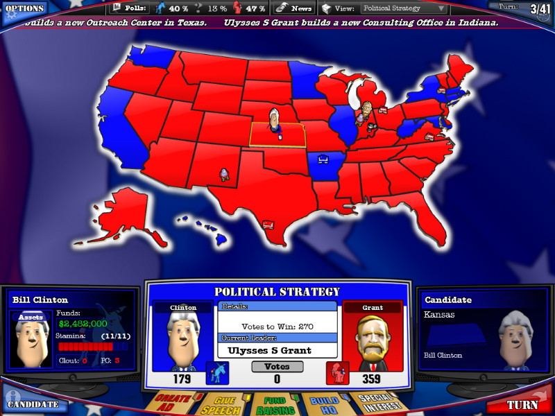 The Political Machine 2008 - screenshot 4