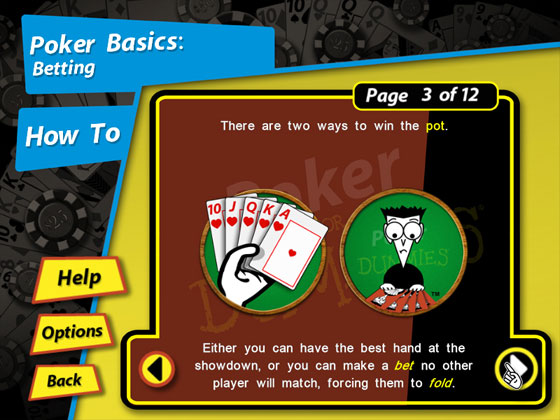 Poker For Dummies - screenshot 5