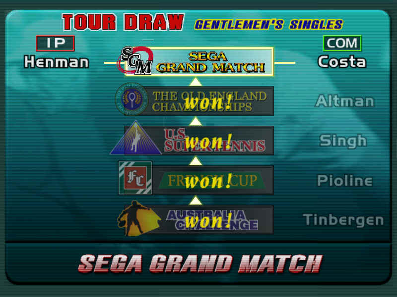 Virtua Tennis: Sega Professional Tennis - screenshot 4