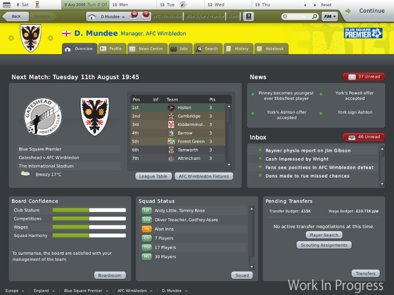 Football Manager 2010 - screenshot 8