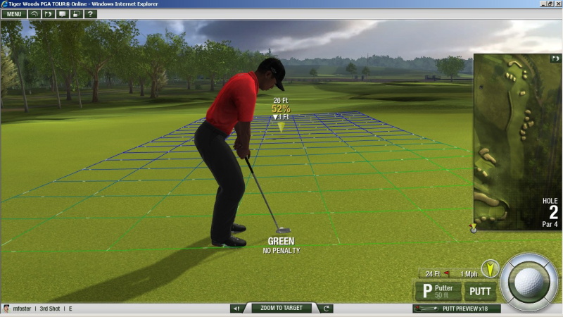 Tiger Woods PGA Tour Online - screenshot 4