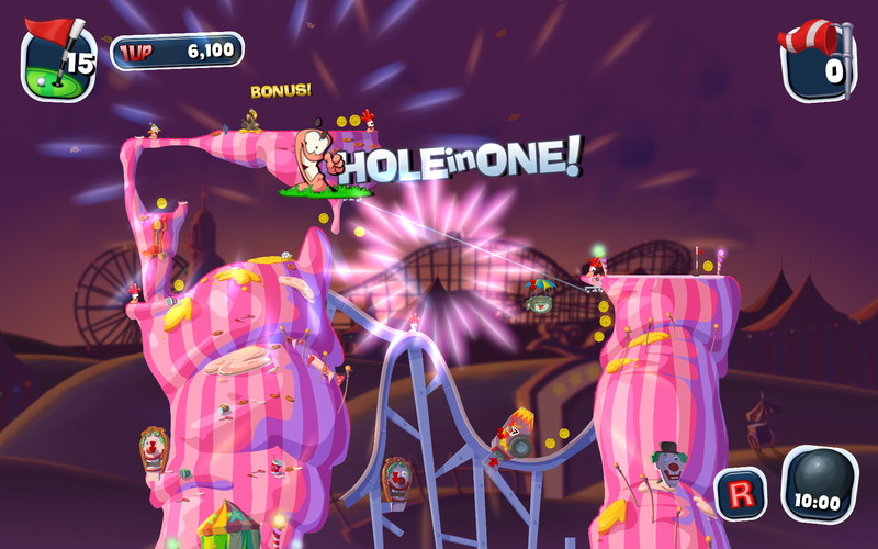 Worms Crazy Golf: Carnival Course - screenshot 2