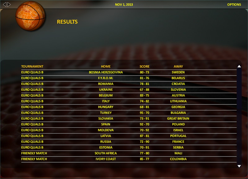 World Basketball Manager - screenshot 17