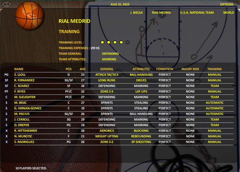 World Basketball Manager - screenshot 15
