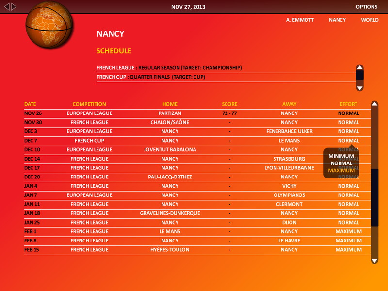 World Basketball Manager - screenshot 6
