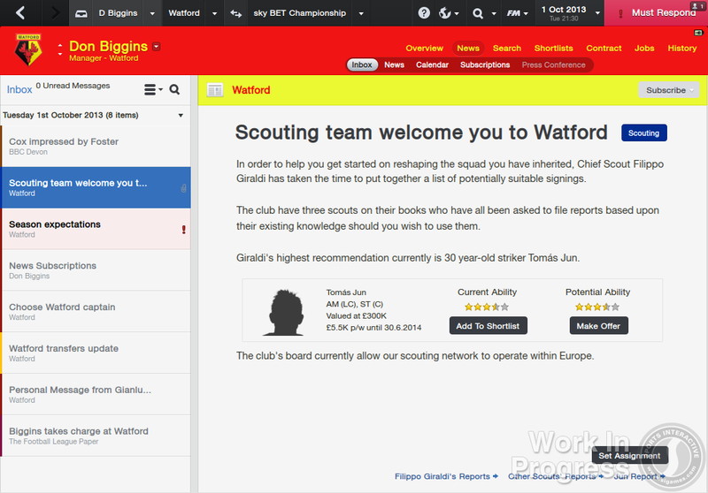 Football Manager 2014 - screenshot 18