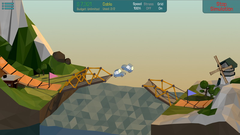 Poly Bridge - screenshot 5