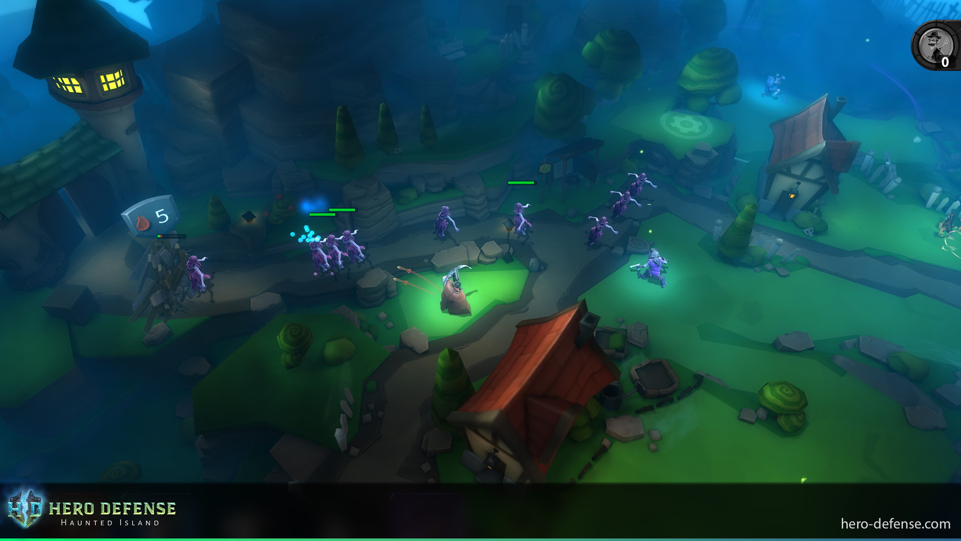 Hero Defense: Haunted Island - screenshot 10