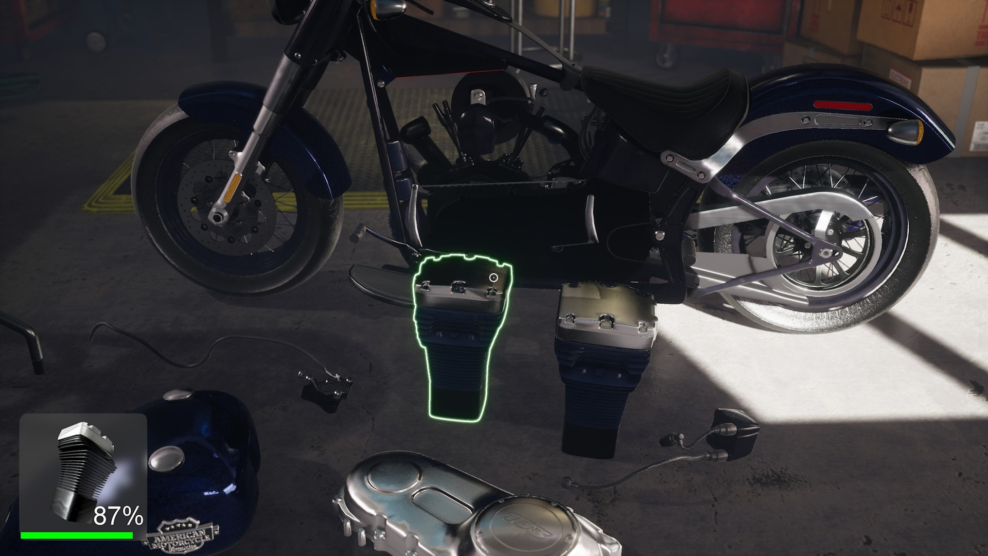 American Motorcycle Simulator - screenshot 1