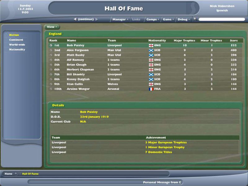 Football Manager 2005 - screenshot 11