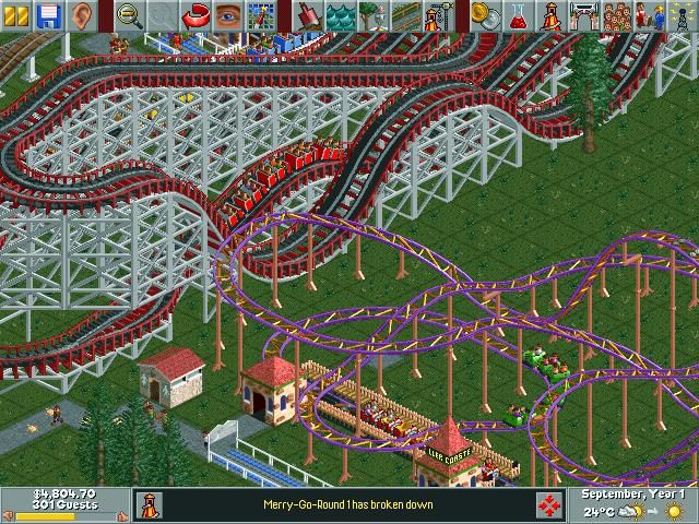 RollerCoaster Tycoon - screenshot 2
