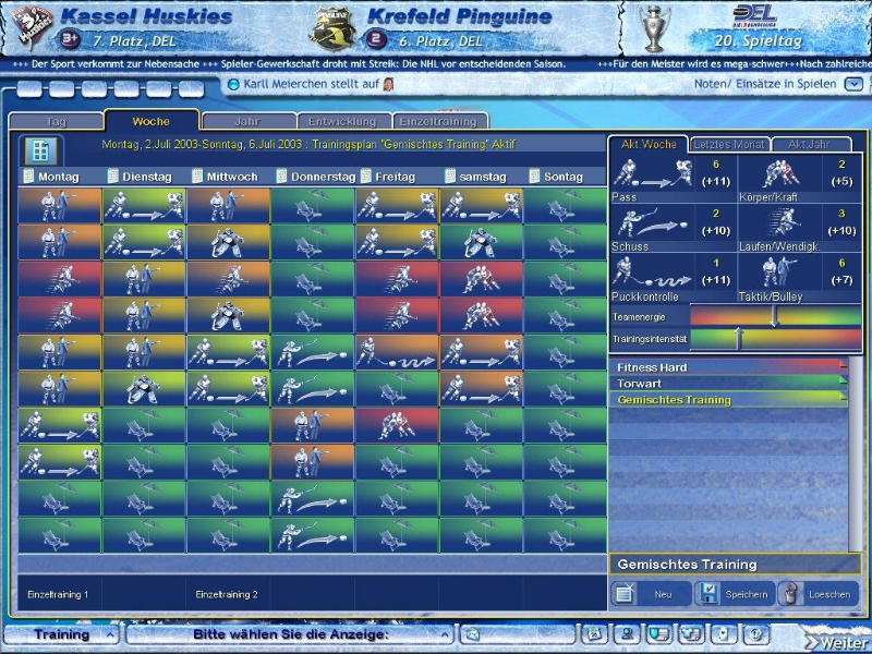 Ice Hockey Club Manager 2005 - screenshot 2
