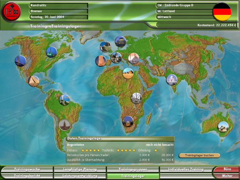 Kicker Manager 2004 - screenshot 1